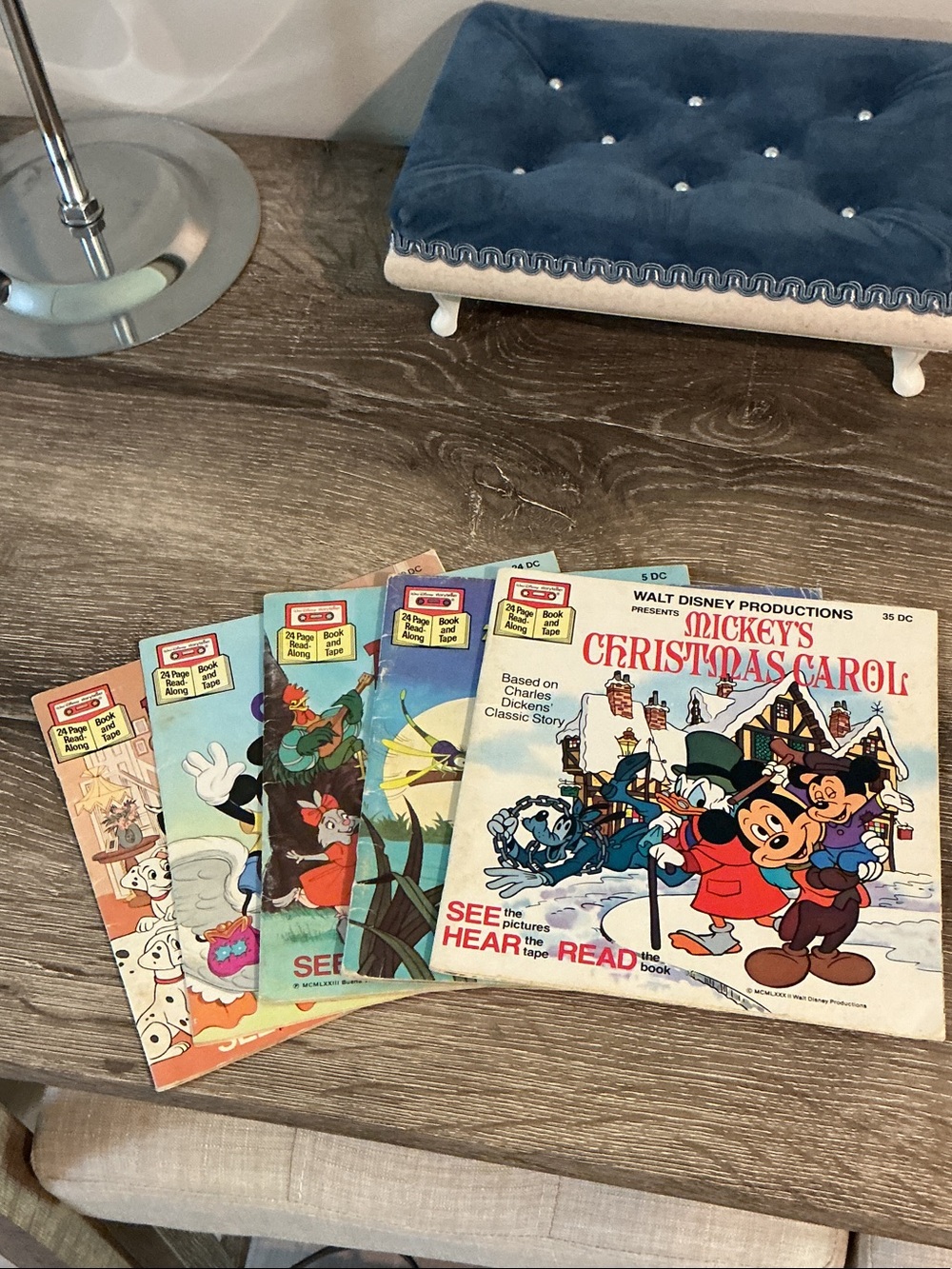 Walt Disney Read-Along Books Lot 10 NO TAPES Rescuers Fox & Hound Peter Pan ETC